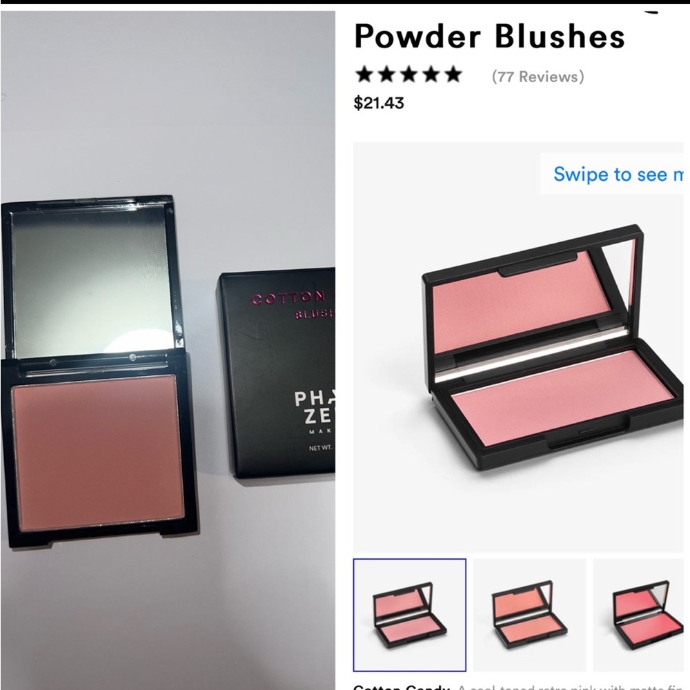 NIB Phase Zero Makeup‎ Cotton Candy Blushes